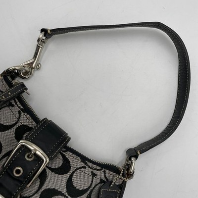 Authentic Coach One-Shoulder Bag, Canvas, Black, Soho Signature | eBay