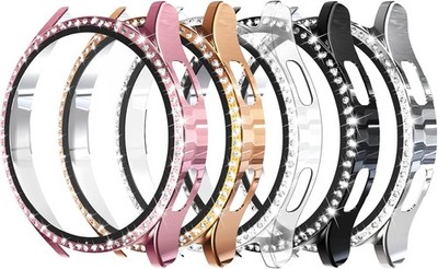 5Pack Screen Protector For Samsung Galaxy Watch 4 40mm Bling Hard PC Case