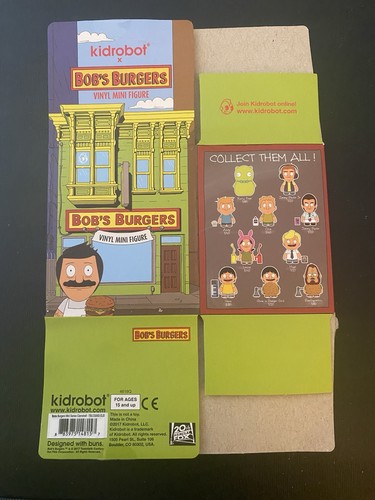 Kidrobot Bobs serie Burgers lotto di 10 scatole cieche VUOTE - Foto 2 di 2