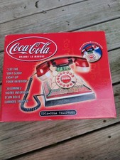Téléphone fixe Coca-Cola Let The Soft Glow Light Up aspect vitrail