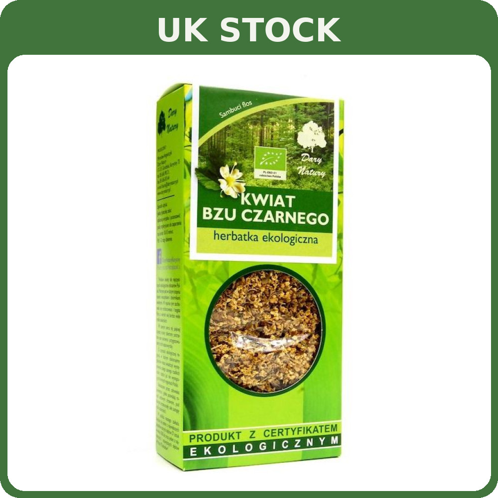 Organic Elderflower Tea 50g Dary Natury