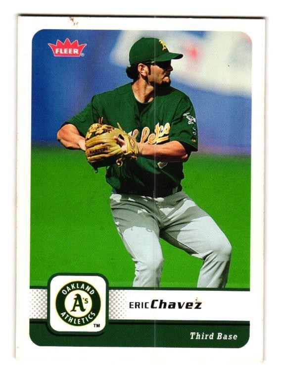 2006 Fleer #33 Eric Chavez Oakland Athletics