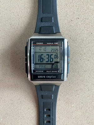 Casio Uhr WV-59 E Funkuhr Digitaluhr Armbanduhr herren schwarz