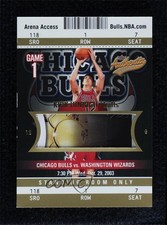 2003-04 Fleer Authentix Rookie Standing Room Only 11/25 Kirk Hinrich #118 1oa6