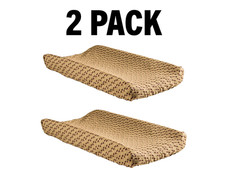 NEW 2 PACK Trend Lab Northwoods Changing Pad Cover, Animal Moose Bear Print