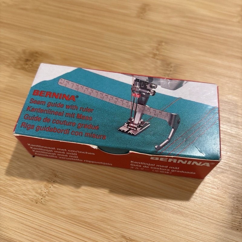 Bernina Seam Guide with Ruler Original Box No. 003 027 7000
