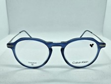 CALVIN KLEIN CK23532T 23532 438 Japan Blue Silver Eyeglasses Frames 48-19-145