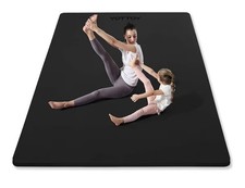 YOTTOY Large Yoga Mat (75 * 52 * 1/2inch),Extra Wide TPE Exercise Mat,Non-Slip