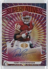 2024 Panini Illusions Superlatives Red 32/49 Tony Richardson #S-TRN Auto 7ba