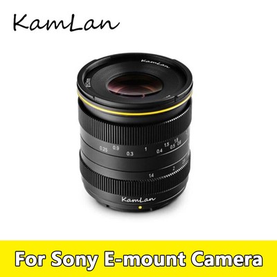 KamLan 28mm F1.4 Large Aperture Wide Angle Manual Lens for Sony E-mount Camera