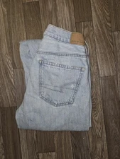 American Eagle Outfitters Women's Jeans Light Wash Size 4 Distressed