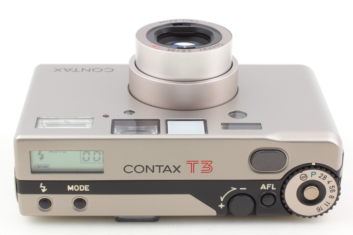 TOP MINT in BOX] Contax T3 Silver Single Teeth 35mm Film