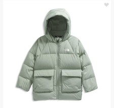 NWT The North Face North Down Parka Youth 6 Slate Moss Boys Girls