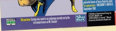 1993 SkyBox MARVEL Series IV Collector Cards You Pick 1 - 49