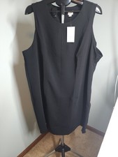 A New Day Women's Black Sleeveless Dress Size 22 Plus New With Tags
