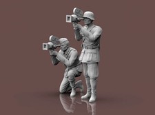 3D Printing 1/72 German photography soldier 2 Person Model Unpainted