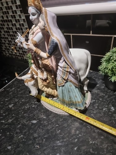 Lladro Large Limited edition 2177/3000 Lord Radha Krishna sculpture Mint Cond. - Picture 21 of 24