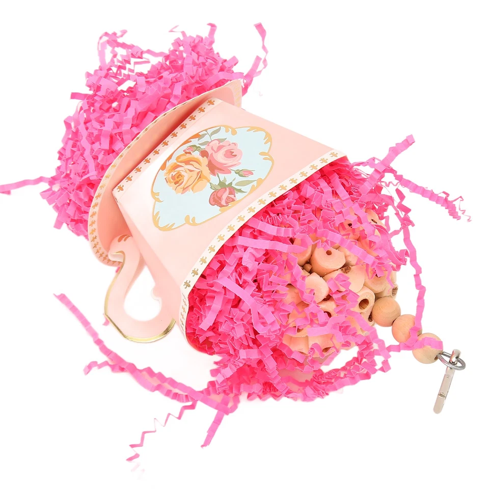 (Rose) Jouet Pour Perroquets Cage à Oiseaux Jouets Sûrs Doux - Photo 4/4