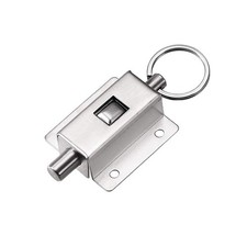 Door Barrel Bolt Stainless Steel Spring Loaded Auto Latch Lock Hardware