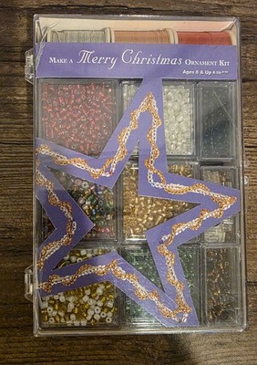 The Bead Shop - Make A Merry Christmas Beaded Ornament Kit