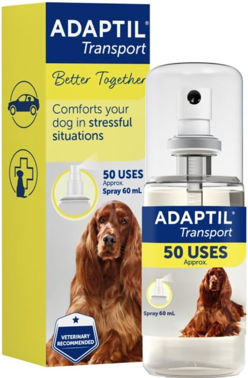 Adaptil Transport Spray for Dogs 60Ml, Adaptil Dog Calming Spray Uses Pheromones