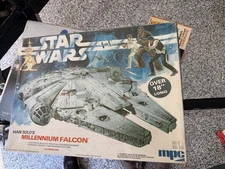 MPC 1979 Star Wars Han Solo's Millennium Falcon  Model Incomplete In Box