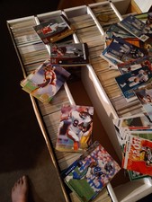 LOT HUGE 5 ROW BOX Full 5000 CARDS FOOTBALL COMMONS ROOKIES + 90'S-2000 +MISC