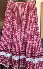 Deluxe Authentic Austrian Trachten Dirndl Skirt Size 38. Oktoberfest 