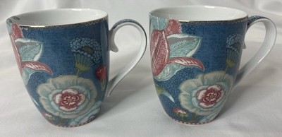 Pip Studio Mugs Spring To Life Coffee Tea Cup Porcelain Floral Amsterdam Set/2