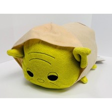 Disney Store Genuine Star Wars Tsum Tsum Yoda Plush 12 Inch Green Tan NWT