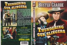 Thundering Gun Slinger - Buster Crabbe (DVD, 1944) W/case Nice!