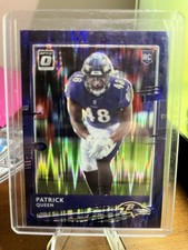 2020 Panini Donruss Optic - Rookies Patrick Queen #118 Purple Shock Prizm (RC)