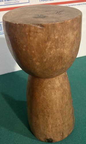 Réplica de piedra latte de madera tallada a mano Guam - grande 7-3/4" de alto, árbol y barriles - Imagen 5 de 8