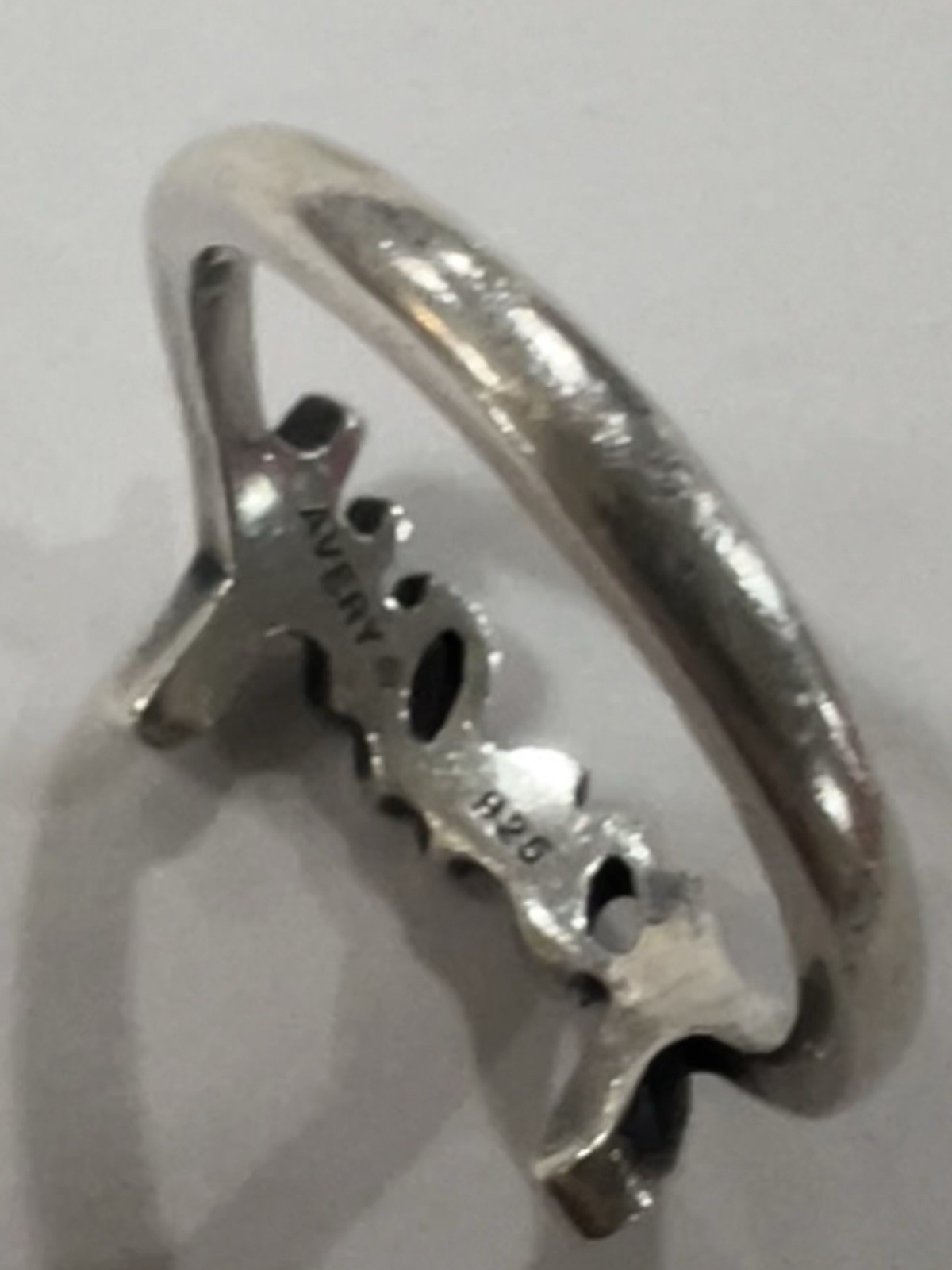 James Avery Pray Script Ring Sterling Silver 925 … - image 5