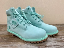 Timberland 50th Anniversary 6" Nubuck Premium Leather Green Size 7 / Wmn's 9