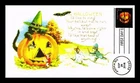 US COVER HALLOWEEN JACK O LANTERNS FIRST DAY ISSUE PANDA CACHET