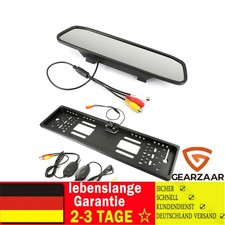 Rückfahrkamera Funk Kabellos HD IR 4.3" Monitor Nachtsicht Einparkhilfe 170°