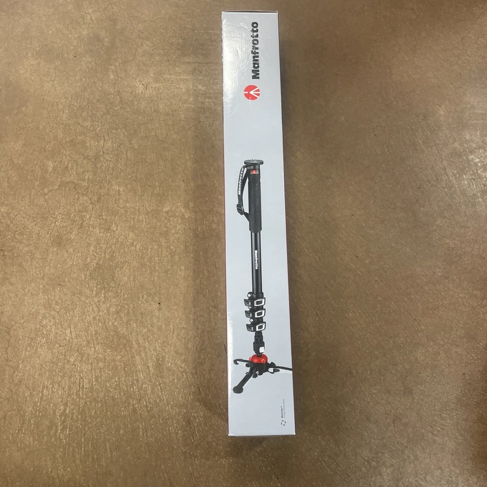 Manfrotto Xpro 4 Section Aluminum Video Monopod, Black (MVMXPROA4US) - Image 2 of 4