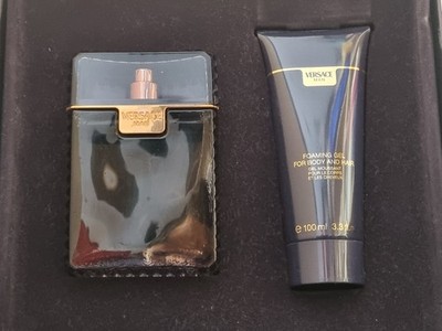 Versace Man by Versace Eau De Toilette 100ml Spray  Body Gel 100ml , VINTAGE,...