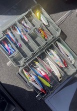 Shimano Sea Bass Blue Lure Set, Fresh, Includes Case, Fishing Tackle