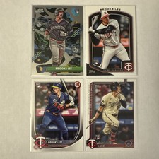 2025 Brooks Lee 4 Card Lot - MLB Minnesota Twins Rookie Cards RC