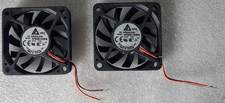 Delta EFB0612HHA 60mm 12V DC Cooling Fan 60x60x10mm 2-Pin Ball Bearing 2-Pack