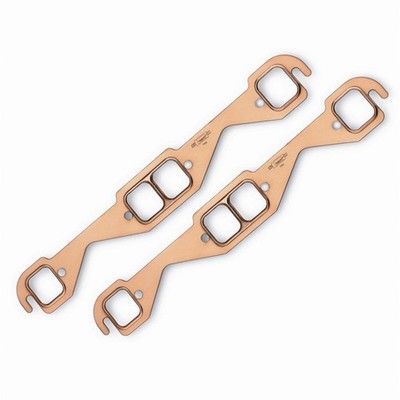 Mr. Gasket Copper Exhaust Header Gasket Small Block Chevy Pair 7153
