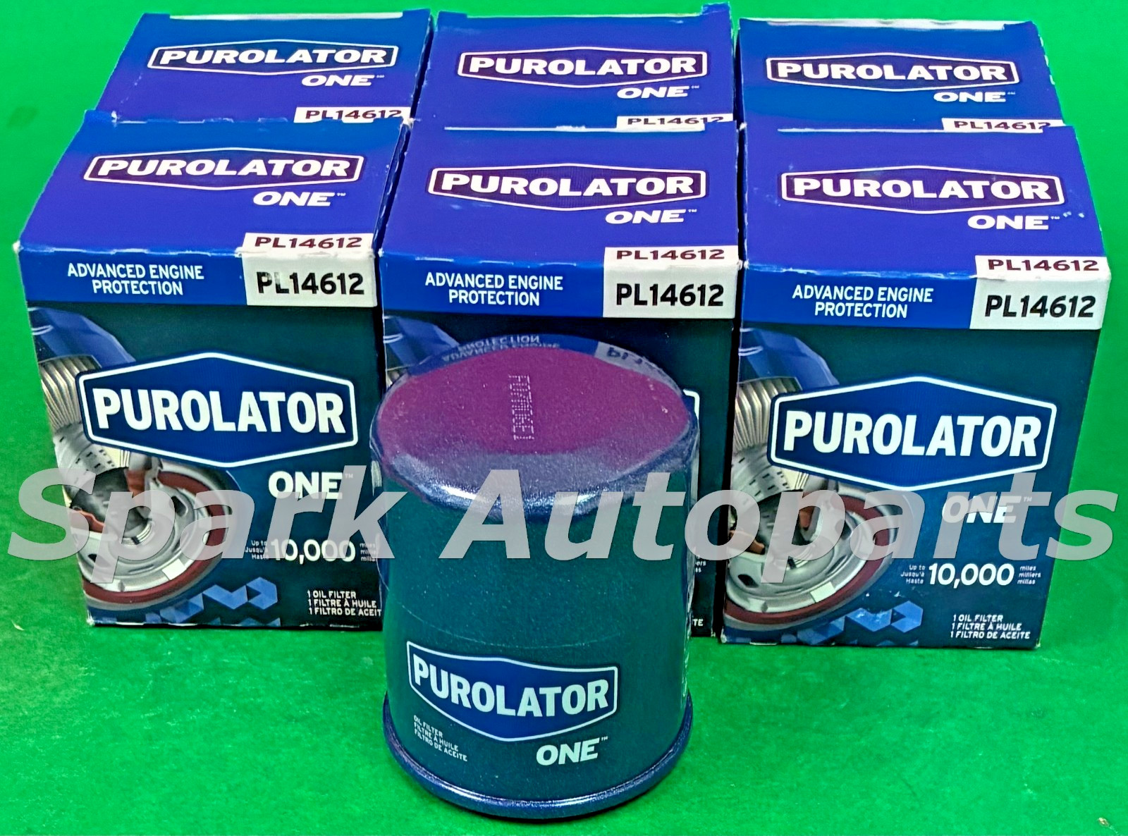 Case of 6 Engine Synthetic Oil Filter PUROLATOR ONE PL14612 For NISSAN, PH6607