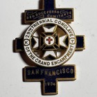 Antique 1904 Knights Templar 29th Triennial Conclave San Francisco Badge – W.K.  — photo 7