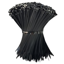 150 Pack Zip Ties 8 Inch Black 40 lb Tensile Strength Nylon Cable Ties