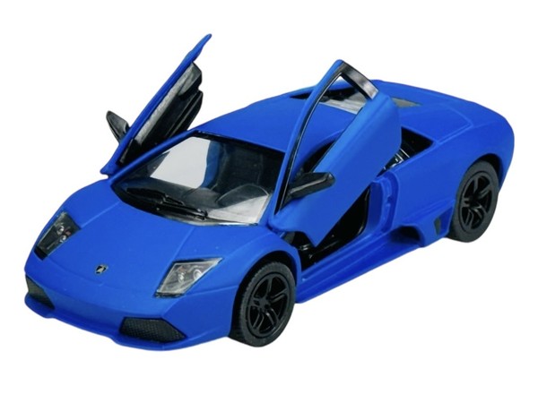 Kinsmart Lamborghini Murcielago LP640 Blau 1:36 Die Cast Metal Model Neu Kasten-image