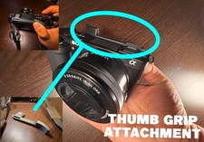 Hot Shoe Thumb Up 3d Print Grip for Sony ZV-E10 ZV-E10II Camera Support Handle