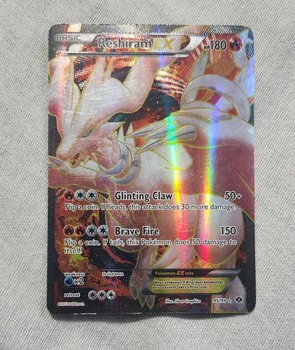 Pokémon TCG Reshiram EX Full Art Ultra Rare Card 95/99 Next Destinities NM