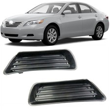 Pair Of Fog Lamp Light Covers Right Left Set For 2007 2008 2009 Toyota Camry